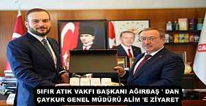 SIFIR ATIK VAKFI BAŞKANI AĞIRBAŞ...