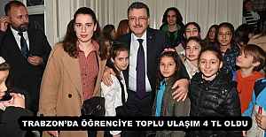 TRABZON’DA ÖĞRENCİYE TOPLU ULAŞIM 4 TL OLDU