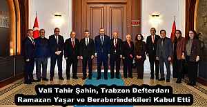 Vali Tahir Şahin, Trabzon Defterdarı...