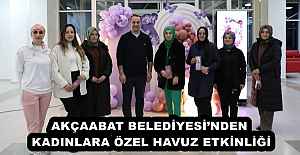 AKÇAABAT BELEDİYESİ’NDEN KADINLARA ÖZEL HAVUZ ETKİNLİĞİ