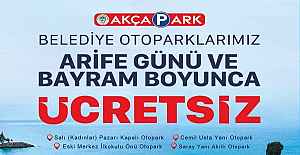 AKÇAABATTA BAYRAM BOYUNCA OTOPARKLAR...