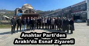 Anahtar Parti'den Araklı’da Esnaf Ziyareti