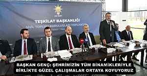 BAŞKAN GENÇ: ŞEHRİMİZİN TÜM DİNAMİKLERİYLE BİRLİKTE GÜZEL ÇALIŞMALAR ORTAYA KOYUYORUZ