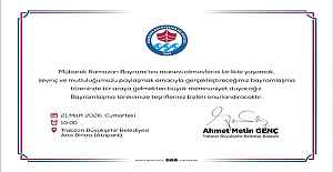 BAŞKAN GENÇ'TEN BAYRAMLAŞMAYA DAVET