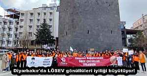 Diyarbakır'da LÖSEV gönüllüleri iyiliği büyütüyor!
