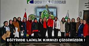 EĞİTİMDE LAİKLİK KIRMIZI ÇİZGİMİZDİR !