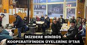 İKİZDERE MİNİBÜS KOOPERATİFİNDEN ÜYELERİNE İFTAR