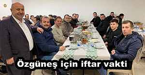 Özgüneş için iftar vakti