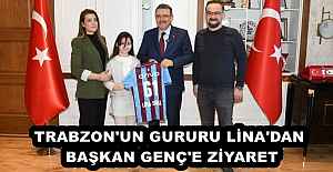 TRABZON'UN GURURU LİNA'DAN BAŞKAN GENÇ'E ZİYARET