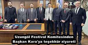 Uzungöl Festival Komitesinden Başkan...