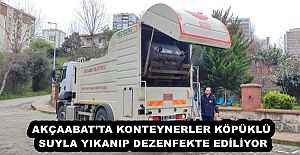AKÇAABATTA KONTEYNERLER KÖPÜKLÜ...