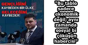 "Bu tablo sadece ekonomik değil; aynı zamanda sosyal bir çöküşün habercisi"