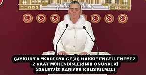 ÇAYKUR’DA “KADROYA GEÇİŞ HAKKI” ENGELLENEMEZ  ZİRAAT MÜHENDİSLERİNİN ÖNÜNDEKİ ADALETSİZ BARİYER KALDIRILMALI