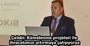 Çelebi: Kümelenme projeleri ile ihracatımızı...