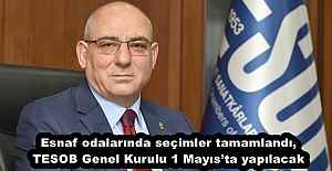 Esnaf odalarında seçimler tamamlandı, TESOB Genel Kurulu 1 Mayıs’ta yapılacak