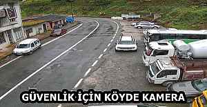 GÜVENLİK İÇİN KÖYDE KAMERA