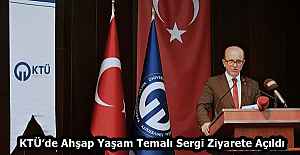 KTÜ’de Ahşap Yaşam Temalı Sergi Ziyarete Açıldı