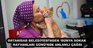 ORTAHİSAR BELEDİYESİ’NDEN ‘DÜNYA SOKAK HAYVANLARI GÜNÜ’NDE ANLAMLI ÇAĞRI
