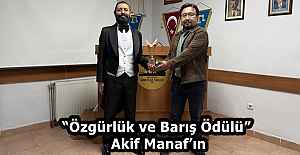 Özgürlük ve Barış Ödülü”...