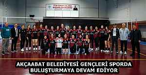 AKÇAABAT BELEDİYESİ GENÇLERİ SPORDA BULUŞTURMAYA DEVAM EDİYOR