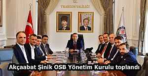 Akçaabat Şinik OSB Yönetim Kurulu...
