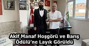 Akif Manaf Hoşgörü ve Barış Ödülüne...