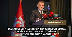 BAŞKAN GENÇ: YILDIZLI’DA TRABZONSPOR’UMUZA TESİS KAZANDIRILMASI YÖNÜNDE FİKİR BİRLİĞİNE VARDIK
