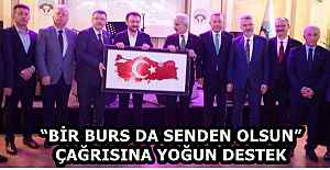 “BİR BURS DA SENDEN OLSUN” ÇAĞRISINA YOĞUN DESTEK