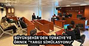 BÜYÜKŞEHİR’DEN TÜRKİYE’YE ÖRNEK “YARGI SİMÜLASYONU”