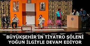 BÜYÜKŞEHİRİN TİYATRO ŞÖLENİ...