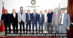HEMŞEHRİ DERNEKLERİNDEN GENÇ'E ZİYARET 