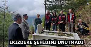 İKİZDERE ŞEHİDİNİ UNUTMADI