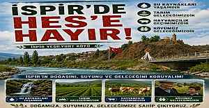 İSPİR HES İSTEMİYOR