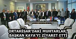 ORTAHİSARDAKİ MUHTARLAR, BAŞKAN...