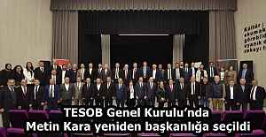 TESOB Genel Kurulu’nda Metin Kara yeniden başkanlığa seçildi