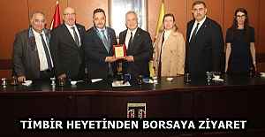 TİMBİR HEYETİNDEN BORSAYA ZİYARET