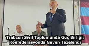 Trabzon Sivil Toplumunda Güç Birliği: Konfederasyonda Güven Tazelendi