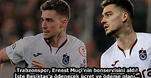Trabzonspor, Ernest Muçi'nin bonservisini aldı! İşte Beşiktaş'a ödenecek ücret ve ödeme planı...
