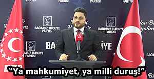 “Ya mahkumiyet, ya milli duruş!”