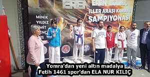 Yomra'dan yeni altın madalya Fetih 1461 spor'dan ELA NUR KILIÇ