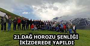 21.DAĞ HOROZU ŞENLİĞİ İKİZDEREDE YAPILDI