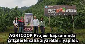 AGRICOOP Projesi kapsamında çiftçilerle...