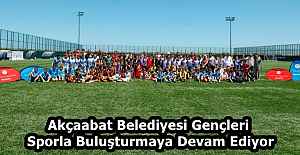 Akçaabat Belediyesi Gençleri Sporla Buluşturmaya Devam Ediyor