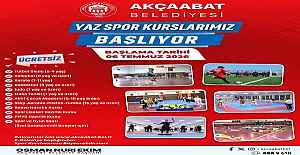AKÇAABAT BELEDİYESİ YAZ SPOR KURSLARI BAŞLIYOR