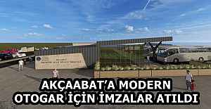 AKÇAABAT’A MODERN OTOGAR İÇİN İMZALAR ATILDI