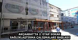AKÇAABAT’TA 2. ETAP SOKAK SAĞLIKLAŞTIRMA ÇALIŞMALARI BAŞLADI