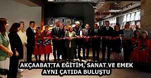 AKÇAABAT’TA EĞİTİM, SANAT VE EMEK AYNI ÇATIDA BULUŞTU