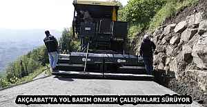AKÇAABATTA YOL BAKIM ONARIM ÇALIŞMALARI...