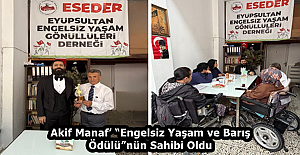 Akif Manaf’ “Engelsiz Yaşam ve Barış Ödülü”nün Sahibi Oldu 