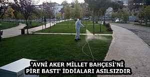 #039;AVNİ AKER MİLLET BAHÇESİ#039;Nİ...